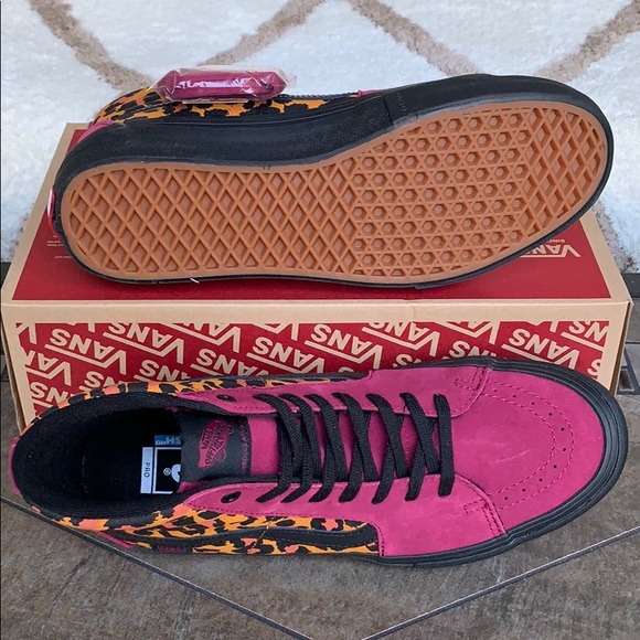 • VANS SK8-Hi Punk Best Red/Black Men’s - Picture 3 of 16